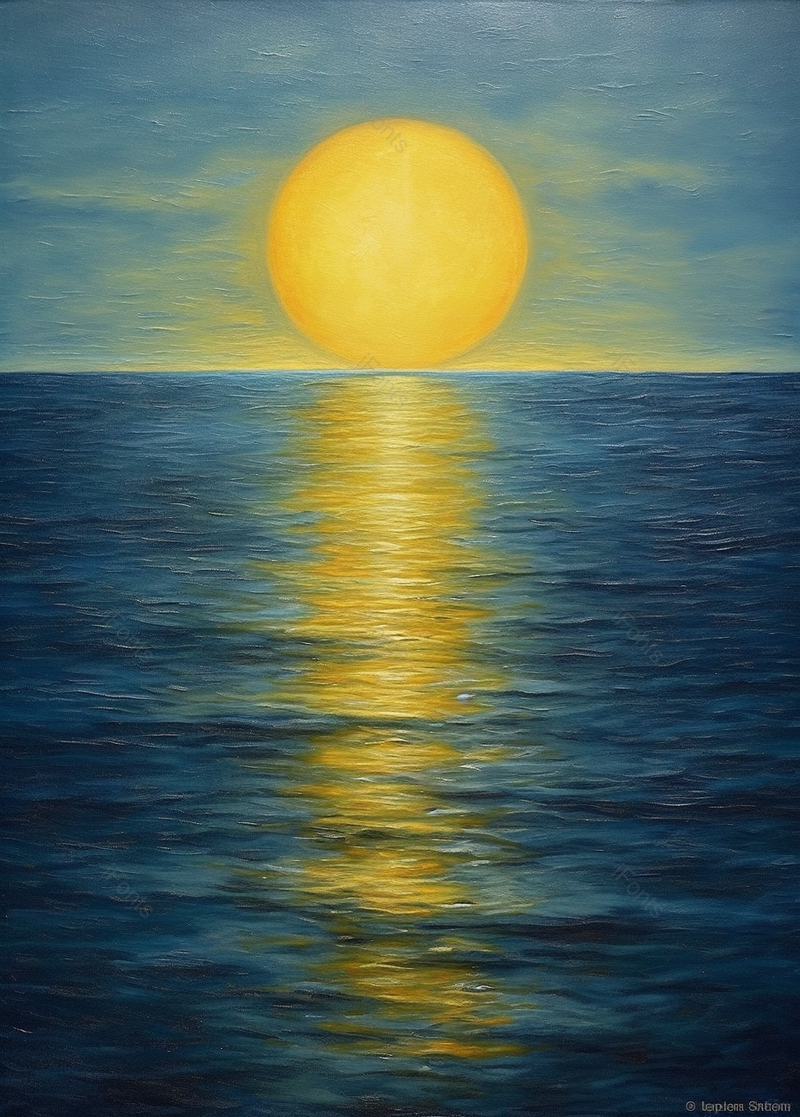 夜晚月亮对着天空的风景,插画/手绘图,插画/手绘图库,插画/手绘图下载,插画/手绘